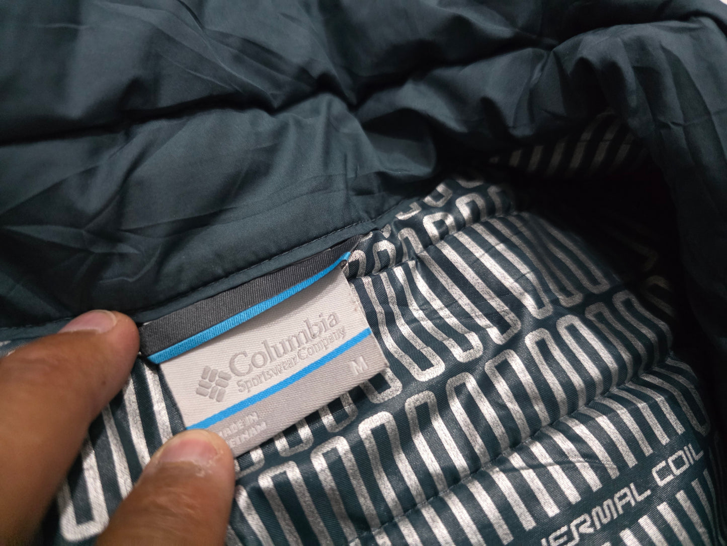 Chamarra Columbia Mediana M Therma Coil Azul Petroleo