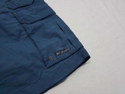 Short Columbia Mediana M Azul Cinturon