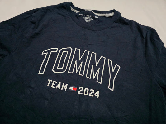 Playera Tommy Hilfiger Grande L Azul
