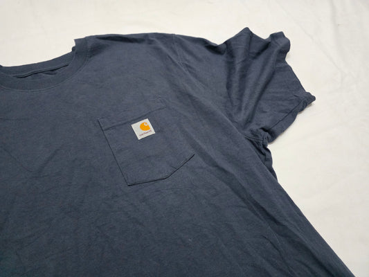 Playera Carhartt 2xl Loose Fit Azul Metalico