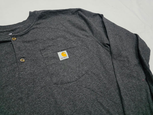 Playera Manga Larga Carhartt 2xl Loose Fit Gris