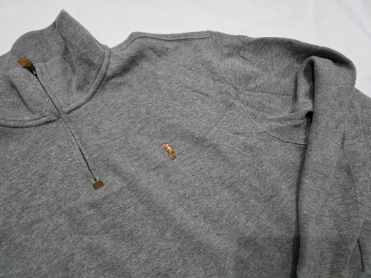 Sueter Ralph Lauren 2xl Gris Pony Colores