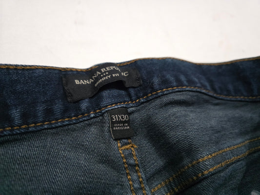 Pantalon Banana Republic 31x30 Skinny Azul