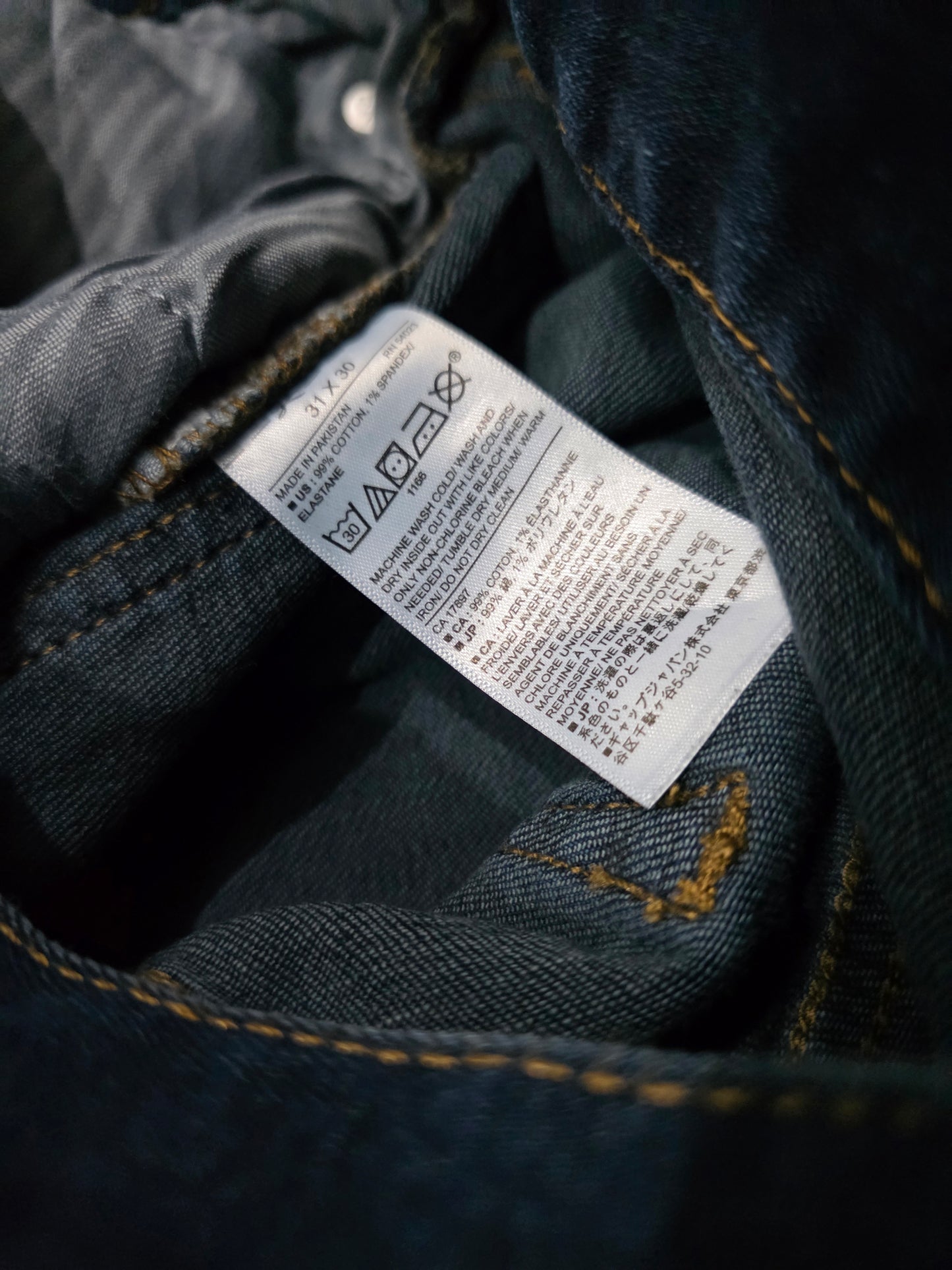 Pantalon Banana Republic 31x30 Skinny Azul