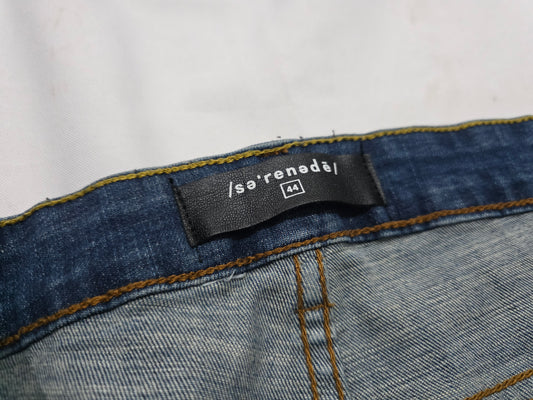 Pantalon Se Renede 44 Skinny Azul