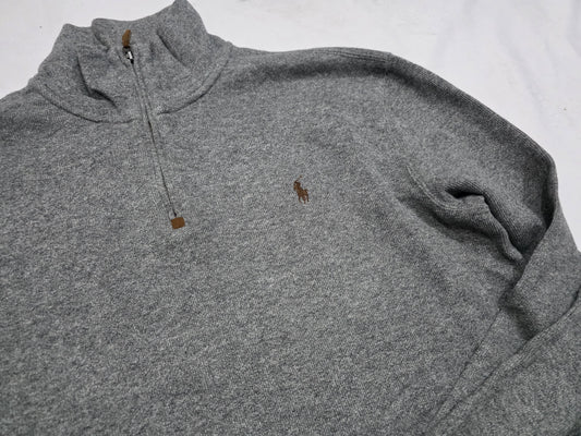 Sueter Ralph Lauren Mediana M Gris Pony Cafe