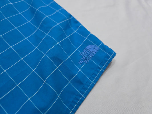 Short The North Face Talla 32 Azul Cuadro
