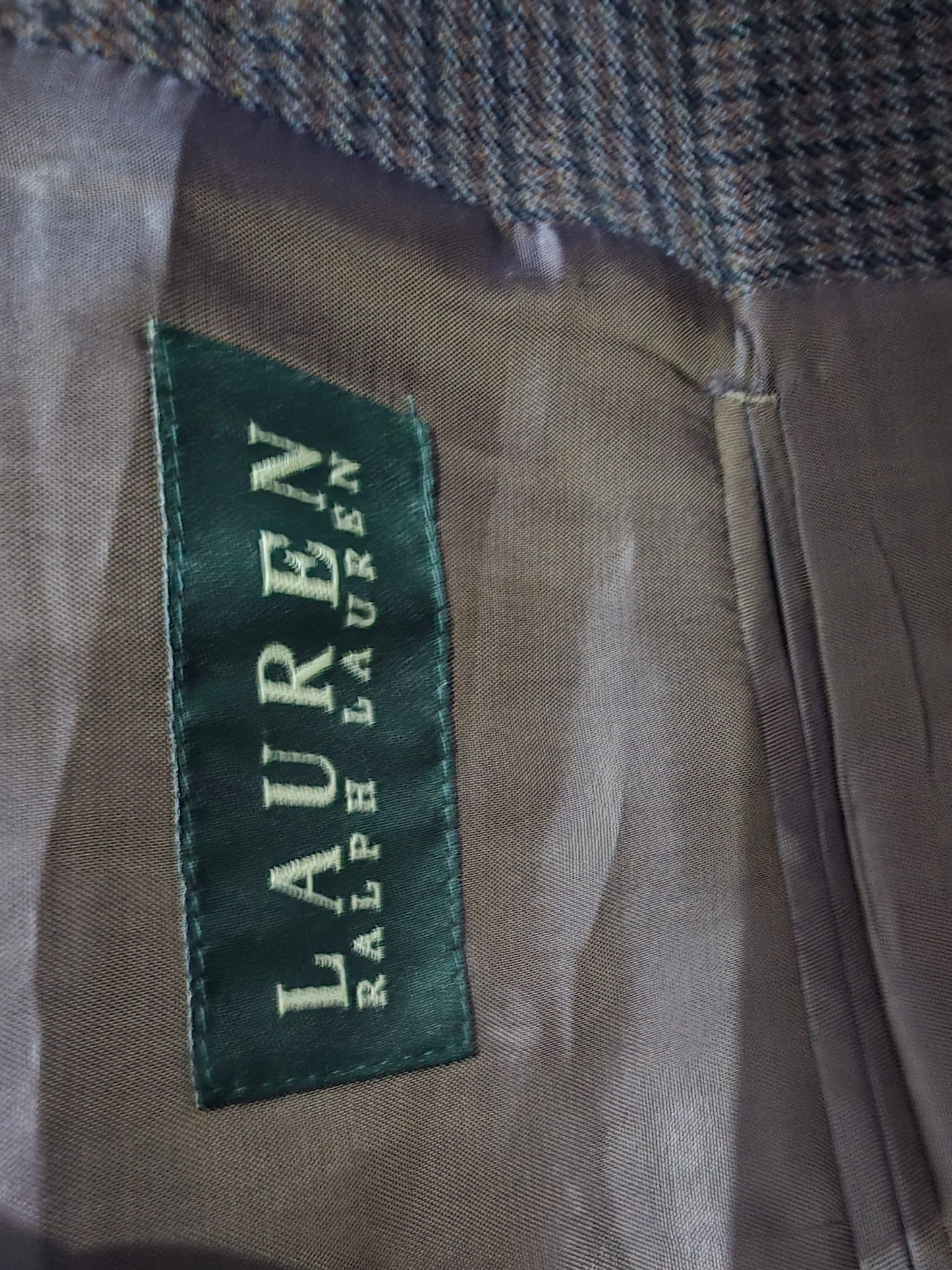 Saco Ralph Lauren 46l Cafe Cuadro