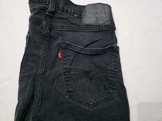 Pantalon 541 31x30 Recto Negro Deslavado