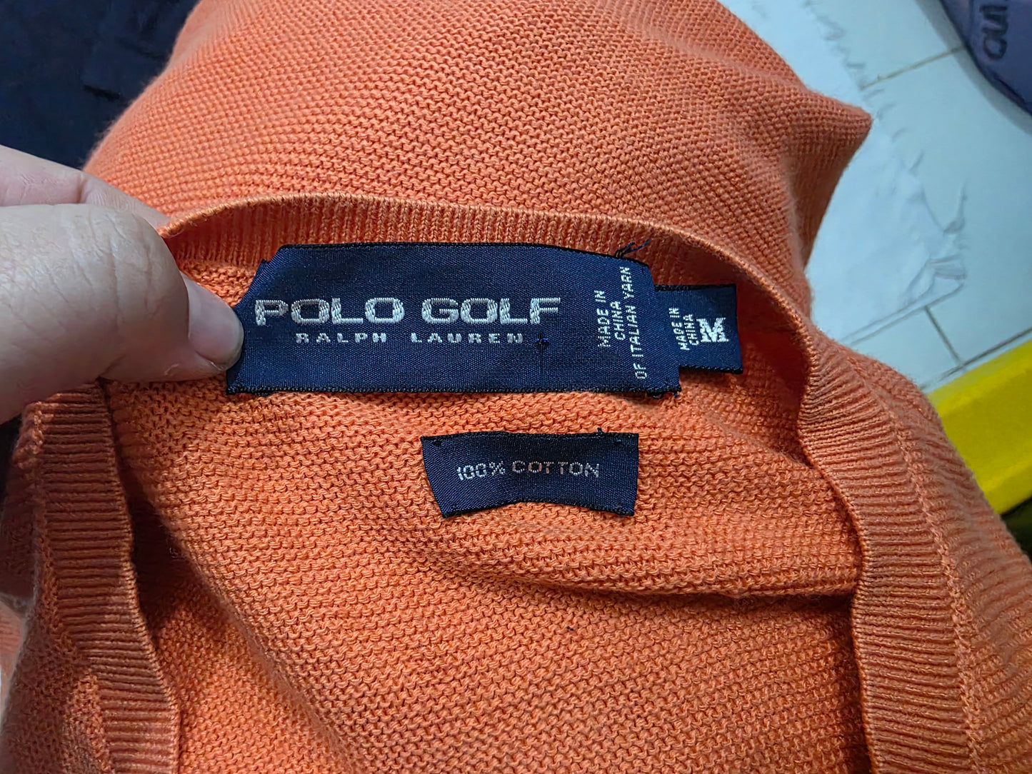 Chaleco Ralph Lauren Mediano M Naranja