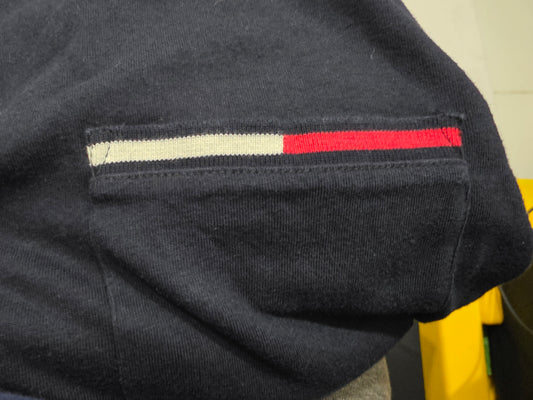 Playera Tommy Hilfiger Grande L Azul Con Logotipo