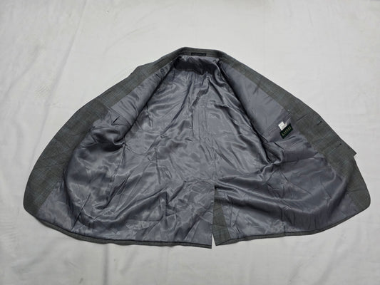 Saco Michael Kors 44s Gris Cuadro Gris Lisa 44s