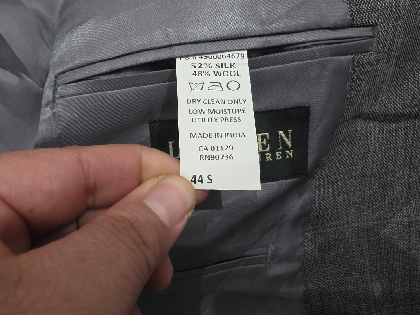 Saco Michael Kors 44s Gris Cuadro Gris Lisa 44s