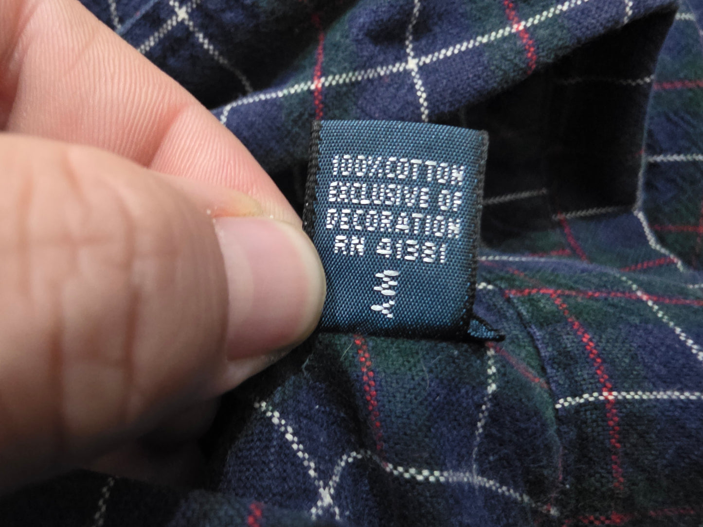 Camisa Ralph Lauren Mediana M Azul Y Verde