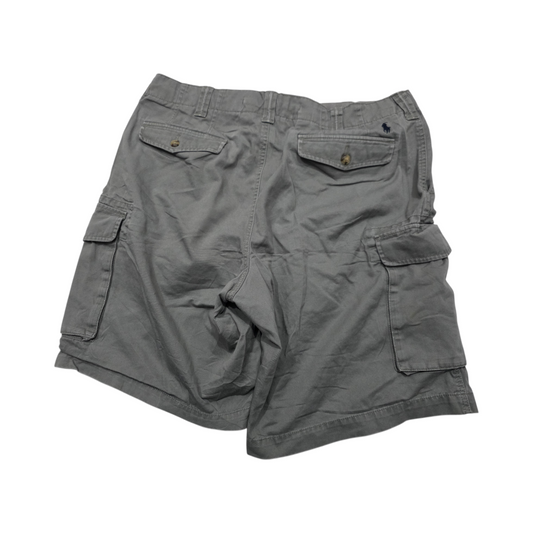Bermuda Ralph Lauren Talla 36 Gris Pony Azul