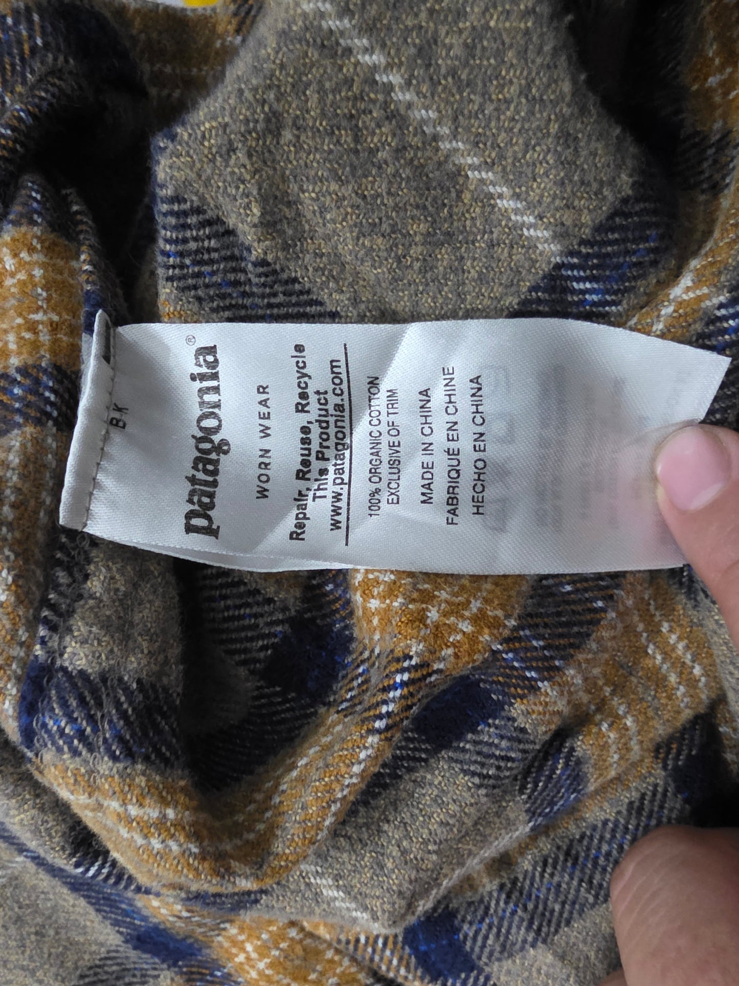 Camisa Patagonia Xgrande Xl Cuadro Cafe