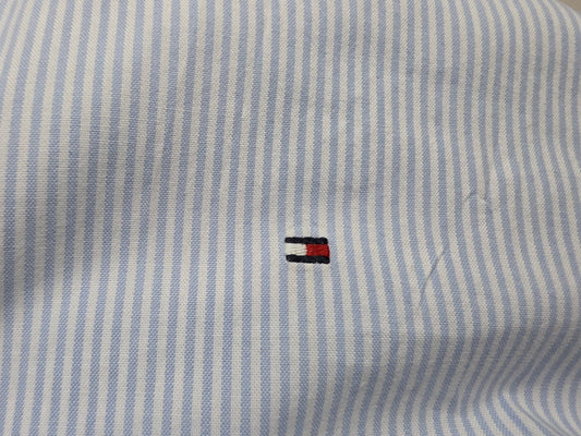Camisa Manga Corta Tommy Hilfiger 2xl Azul Claro
