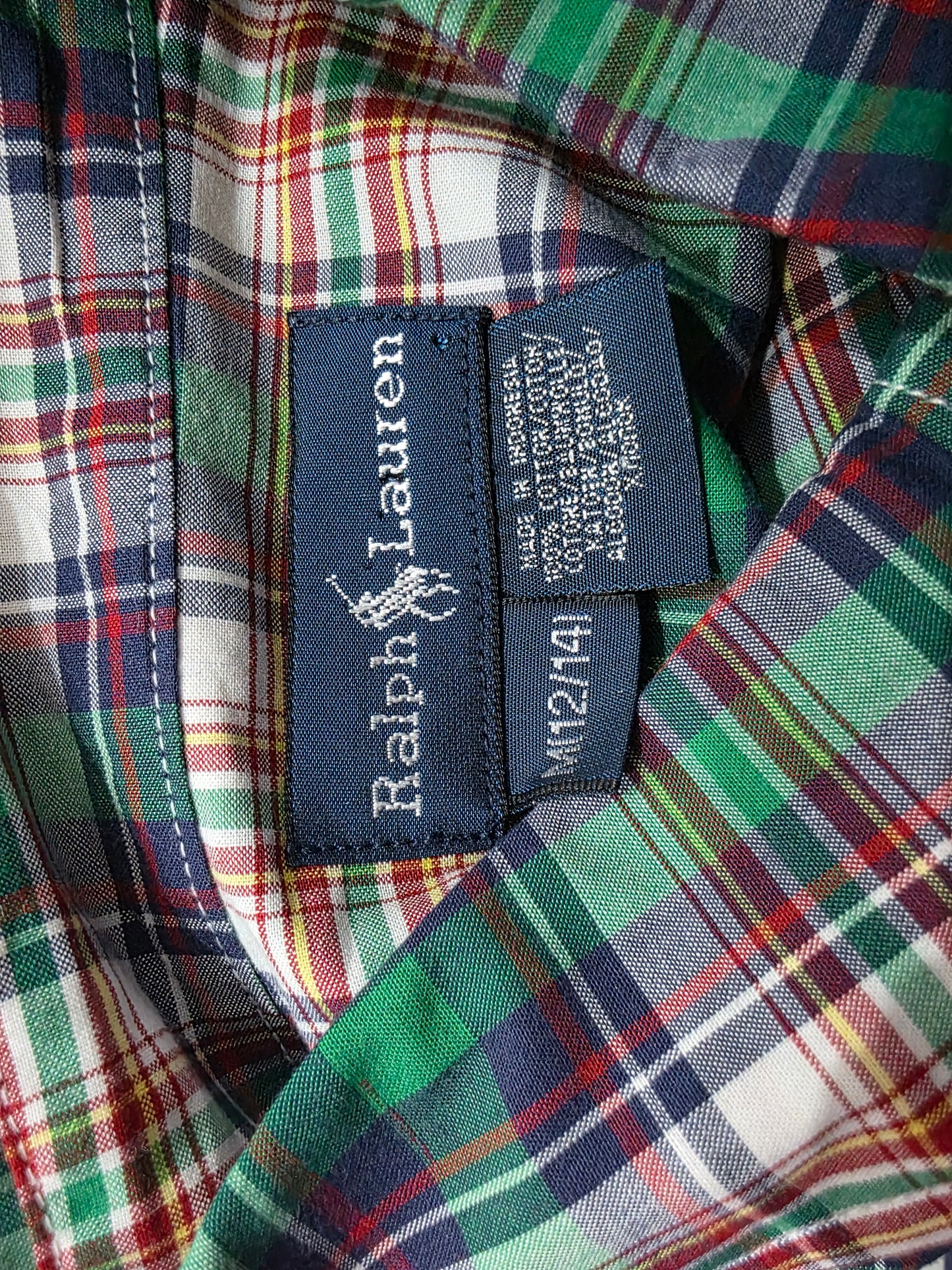 Camisa Ralph Lauren Adolescente Mediana 12-14 Años Verde