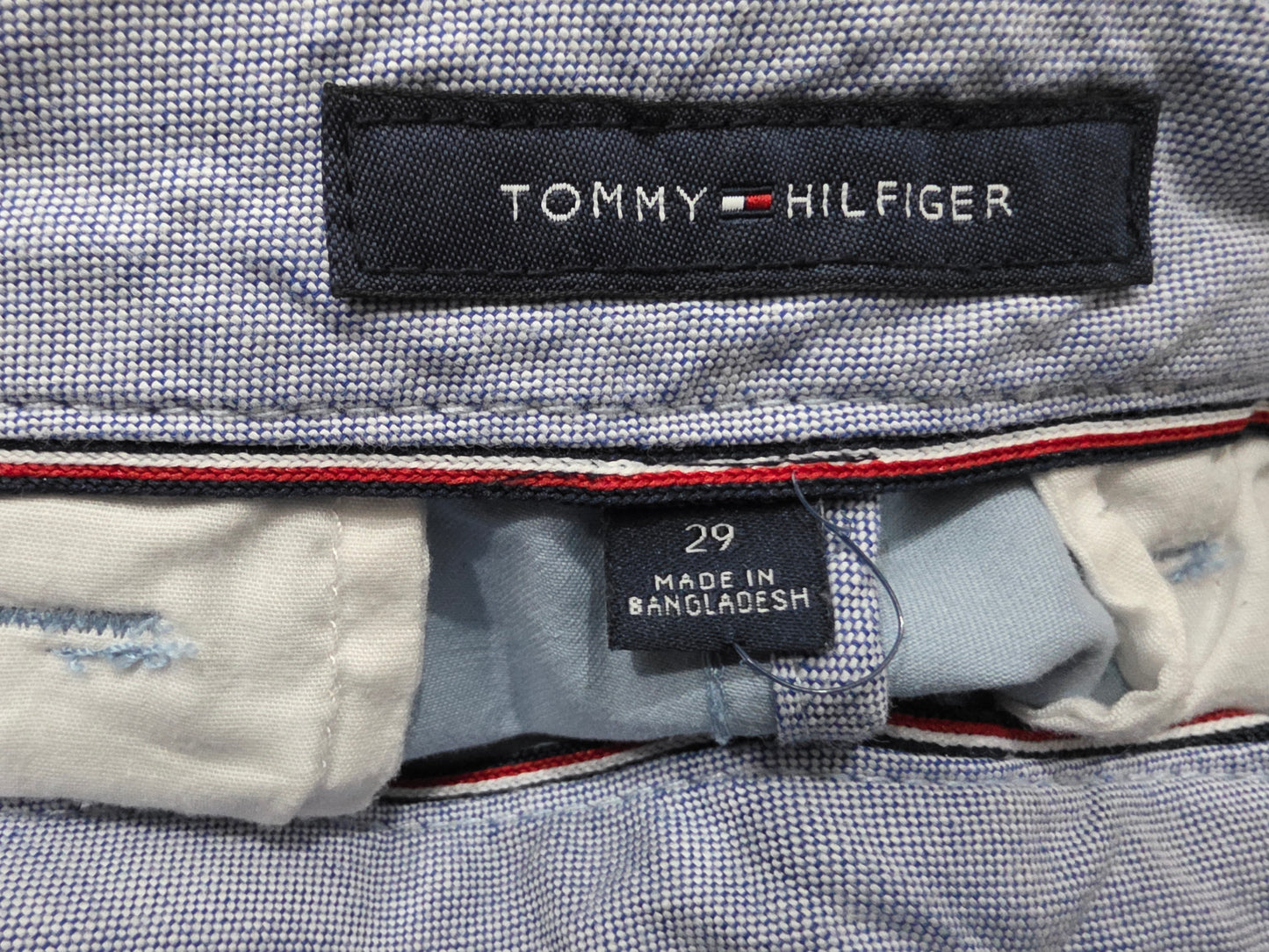 Bermuda Tommy Hilfiger Talla 29 Azul Claro