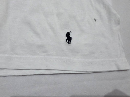 Playera Ralph Lauren Grande L Classic Fit Balnca