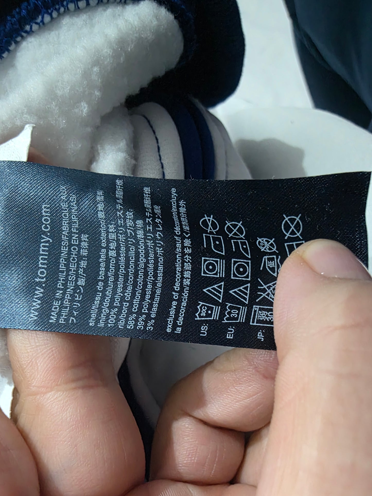 Sudadera Tommy Hilfiger Sport 2xl Azul Y Blanco