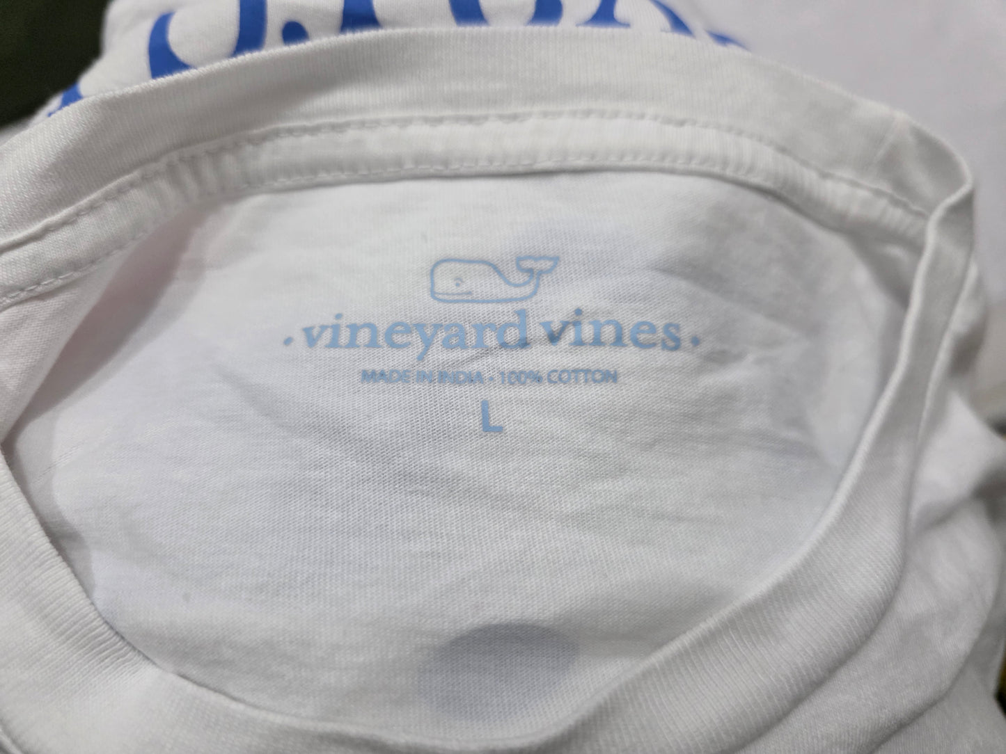 Playera Vineyard Vines Grande L Blanca