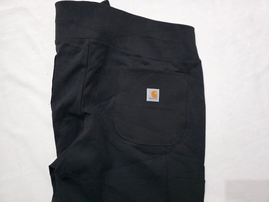 Pantalon Carhartt Xgrande Xl 18 Negro Slimfit Mujer