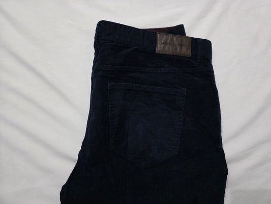Pantalon Michael Kors 36x32 Tailored Fit Azul Pana