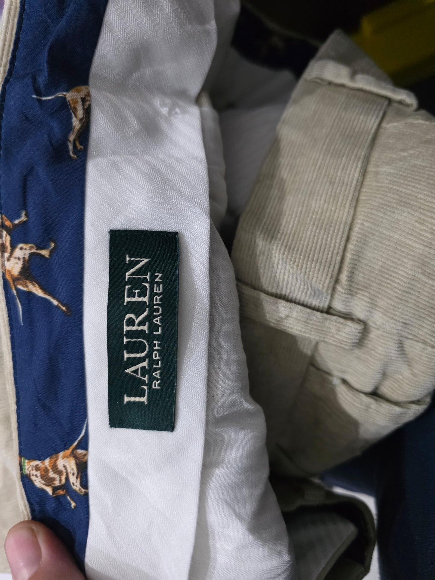 Pantalon Ralph Lauren 36 Pana Recto Beige