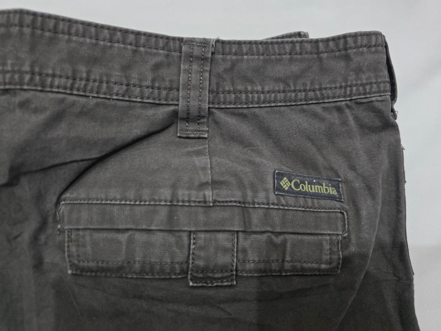 Pantalon Columbia 38x32 Recto Gris Deslavado