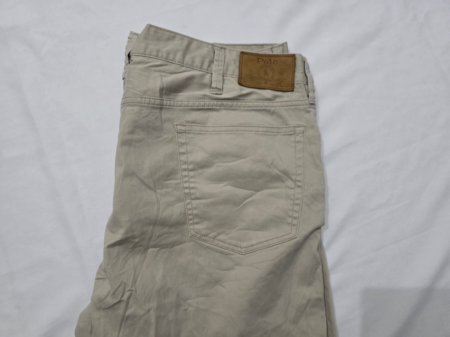 Pantalon Ralph Lauren 40x30 Recto Cafe Claro