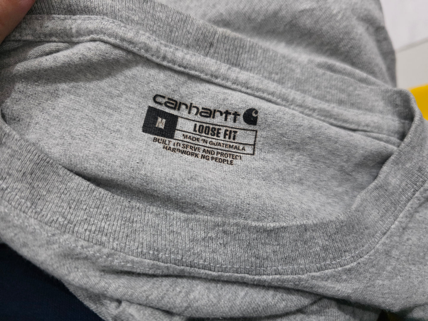 Playera Manga Larga Carhartt Mediana M Loose Fit Gris