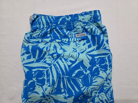Bermuda Columbia 2xl Azul Y Flores