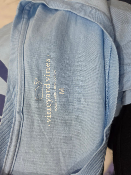 Playera Vineyard Vines Mediana M Azul Claro