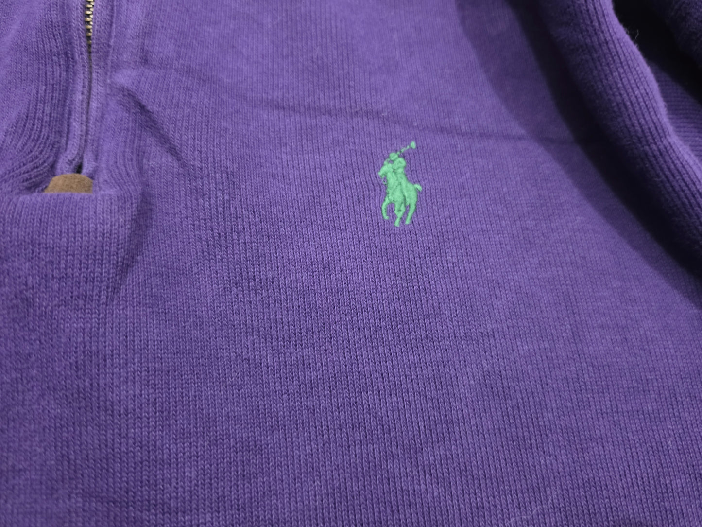 Sueter Ralph Lauren Mediana M Morado Pony Verde