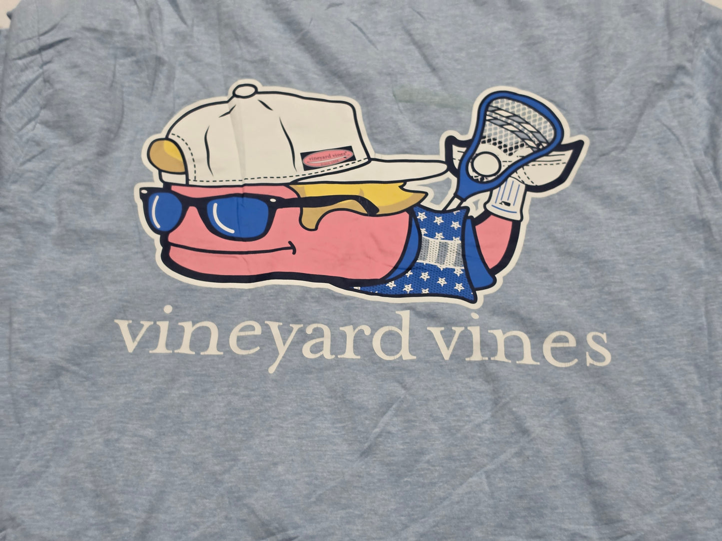 Playera Vineyard Vines Grande L Azul Claro
