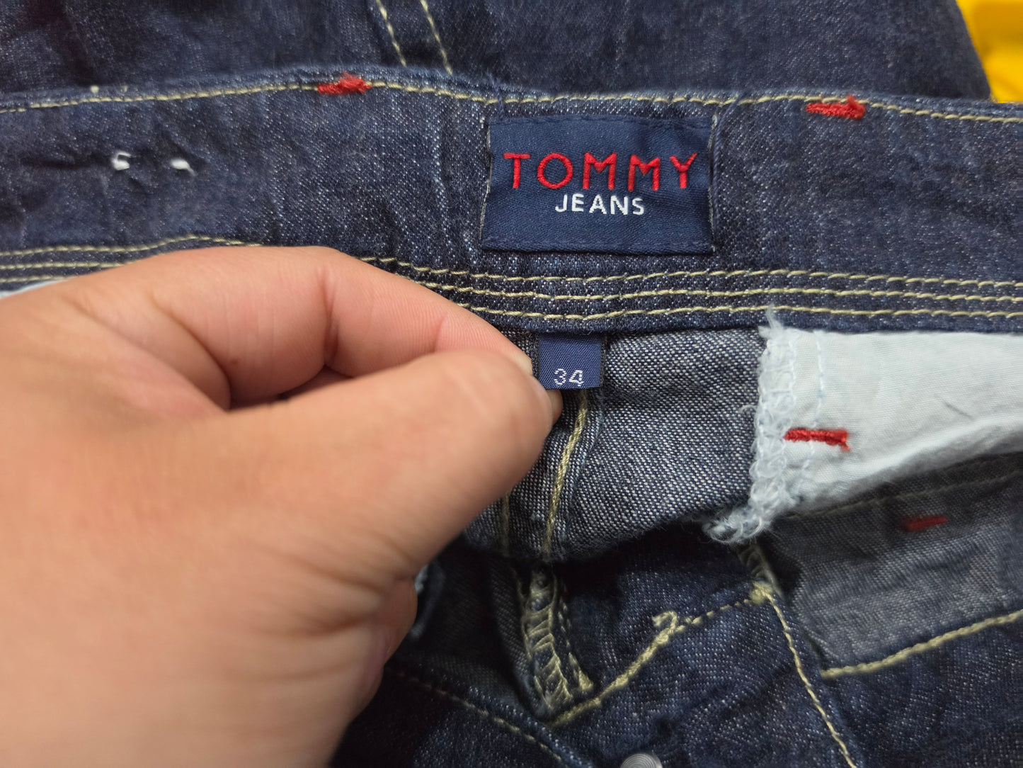 Short Mezclilla Tommy Hilfiger Talla 34 Azul