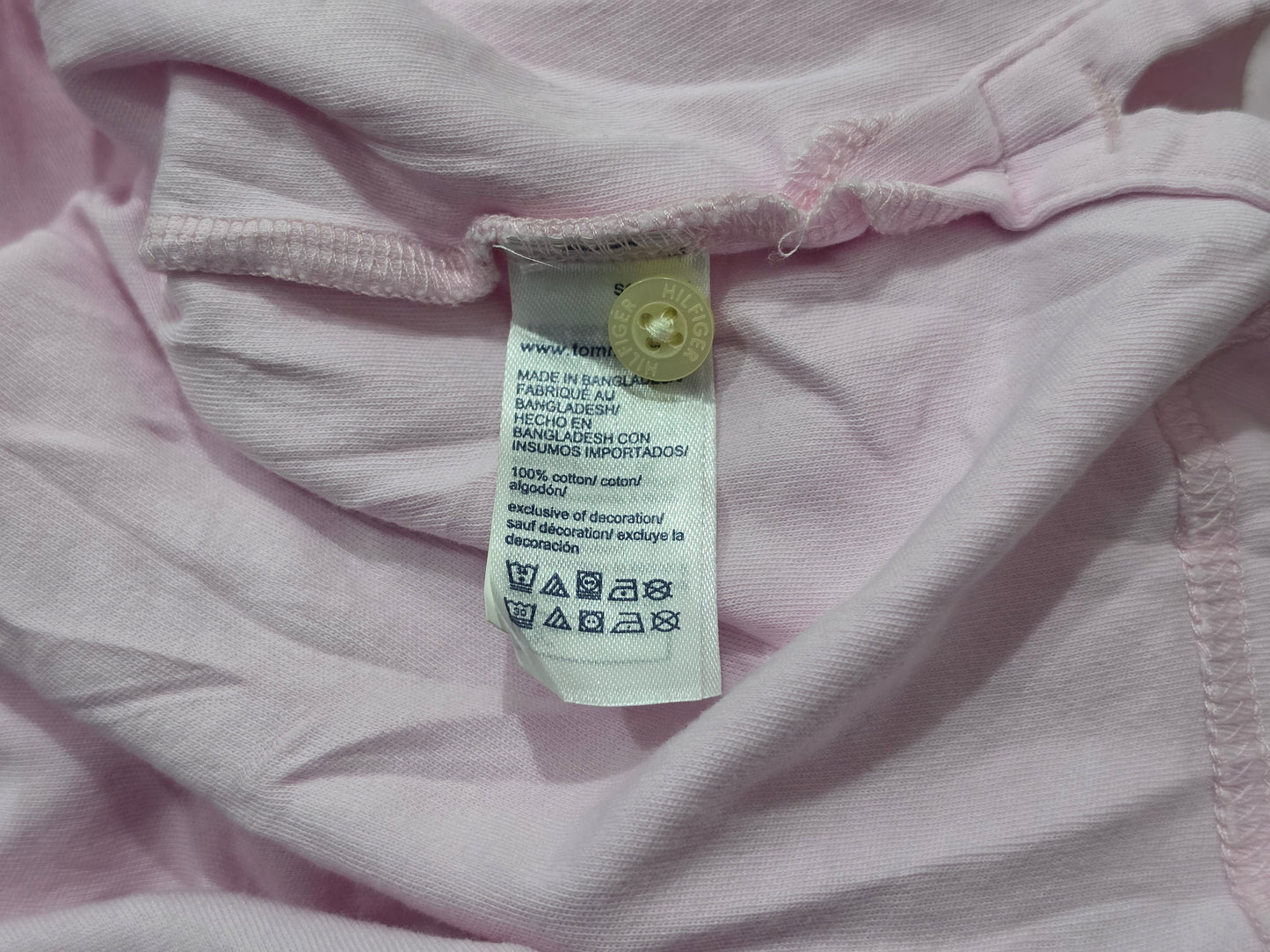 Playera Polo Tommy Hilfiger Grande L Rosa