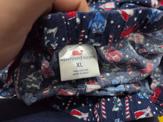 Pijama Vineyard Vines Xgrande Xl Azul Navidad