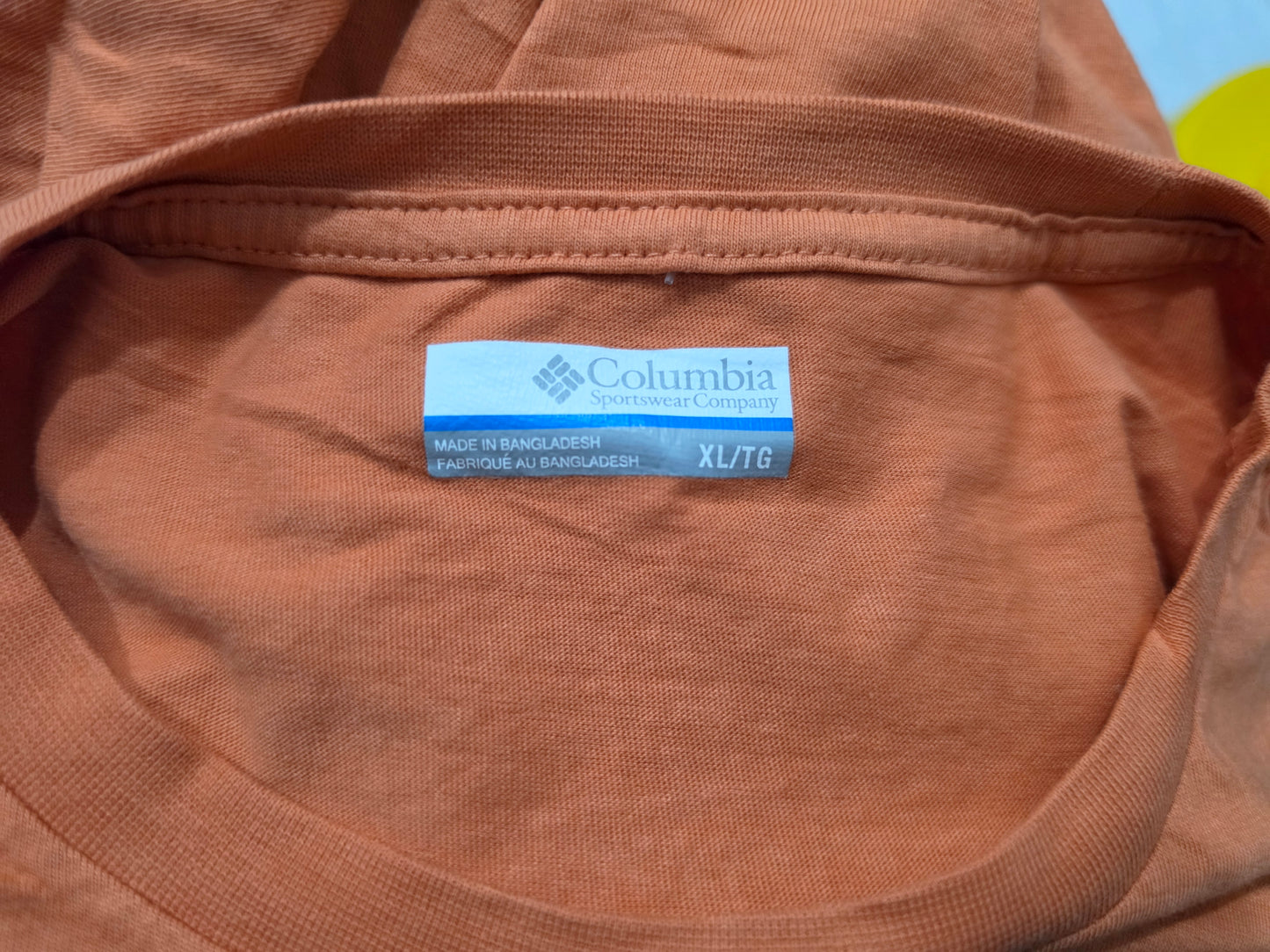 Playera Columbia Xgrande Naranja