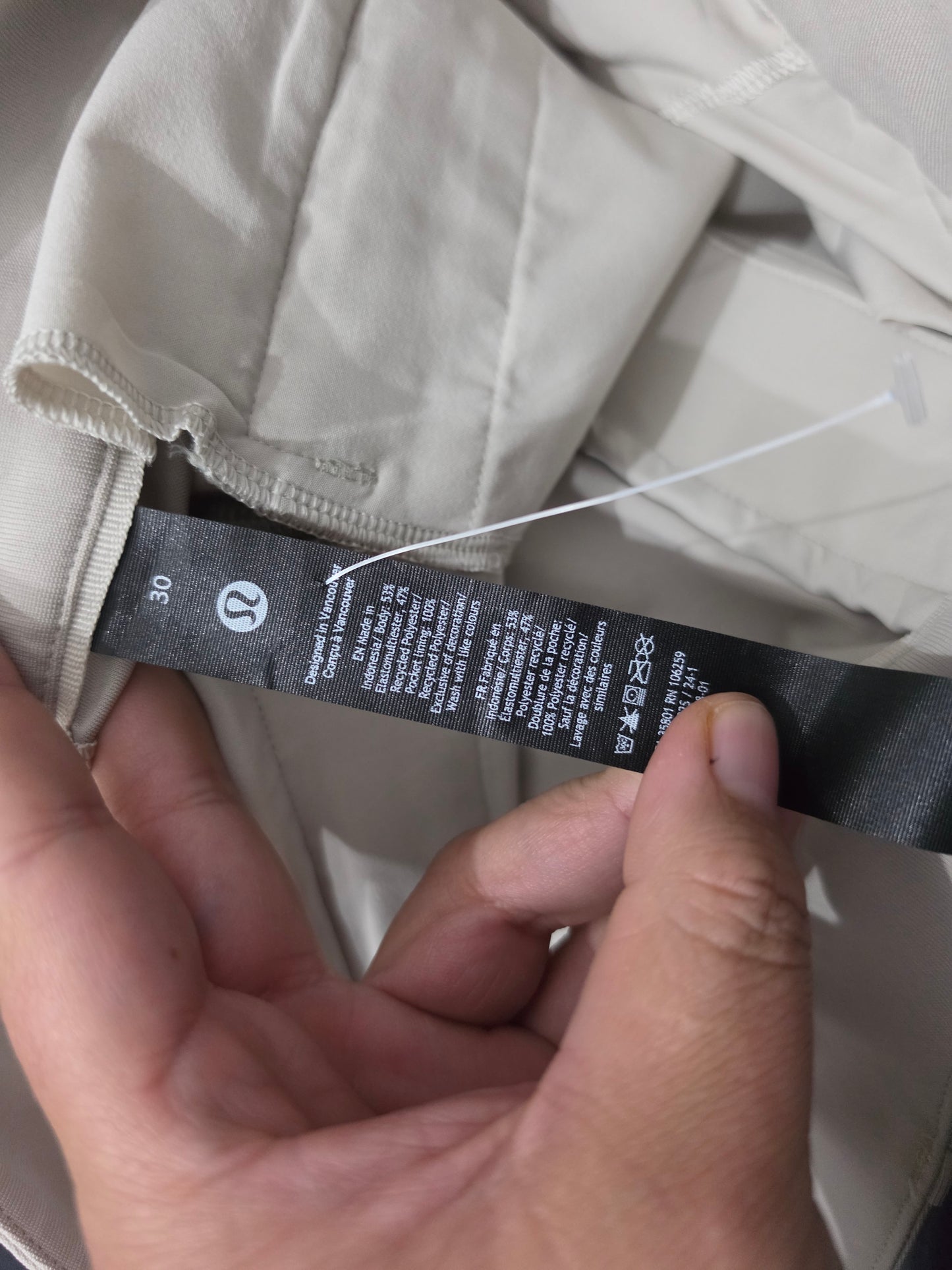 Pantalon Lululemon Talla 30 Deportivo Caqui