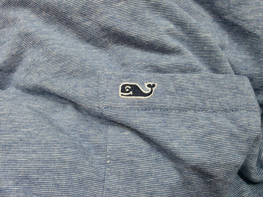 Playera Con Gorro Vineyard Vines Grande L Azul Claro