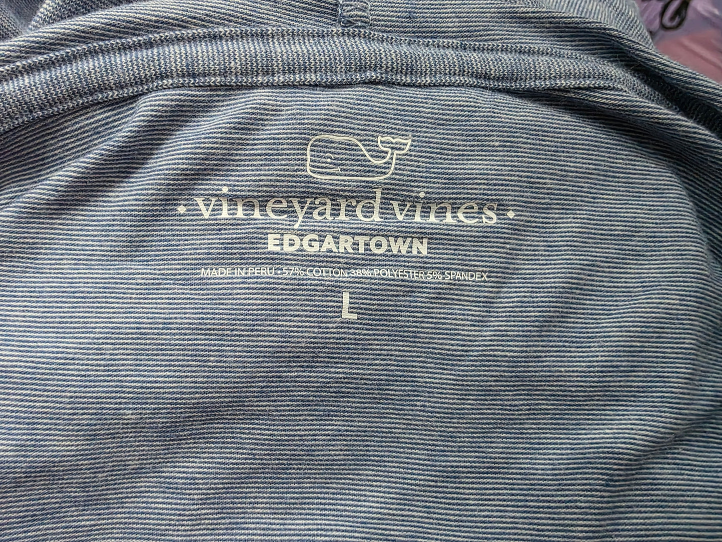 Playera Con Gorro Vineyard Vines Grande L Azul Claro