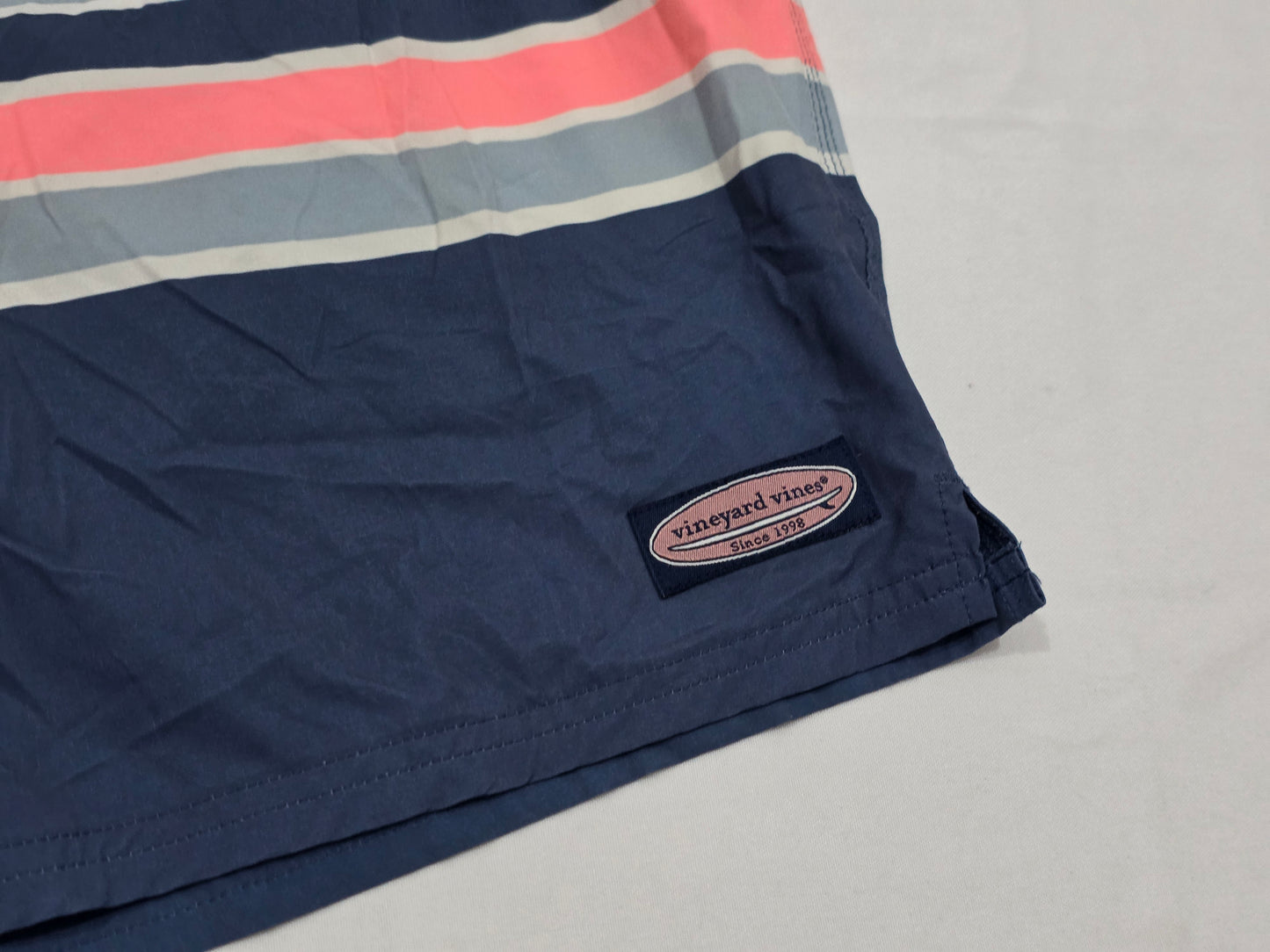 Bermuda Vineyard Vines Xgrande Xl Azul Lineas
