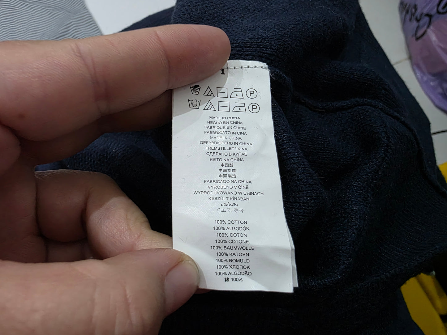 Playera Michael Kors Chico S Azul