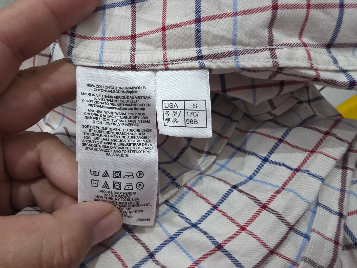 Camisa Brooks Brothers Chico S Regent Fit Beige
