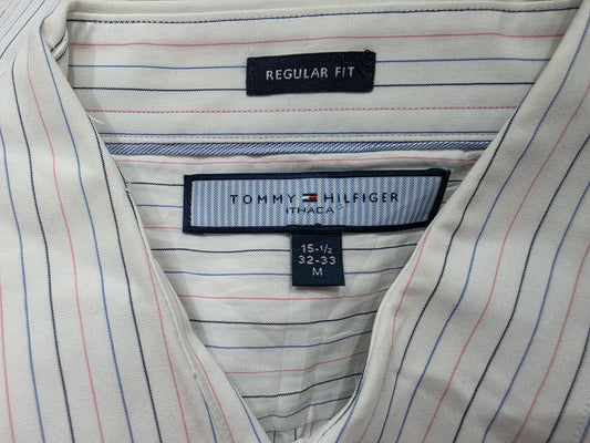 Camisa Tommy Hilfiger Mediana 15 1/2 Regular Fit Blanca (Usado)