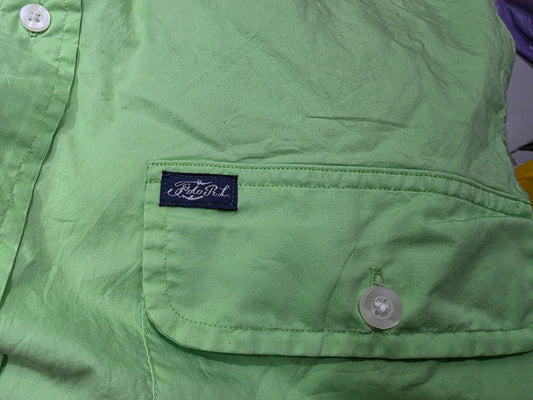 Camisa Manga Corta Ralph Lauren Mediana Verde (Usado)