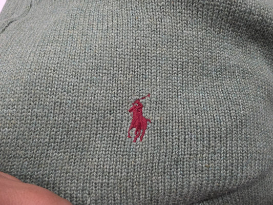 Sueter Ralph Lauren Grande L Verde Pony Vino