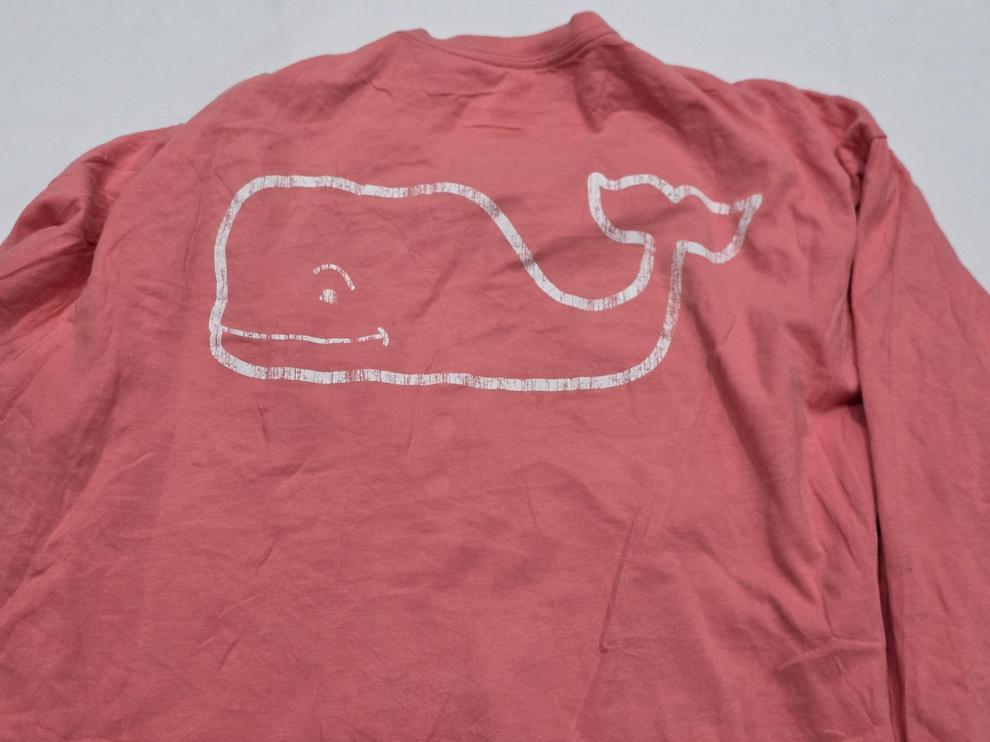 Playera Manga Larga Vineyard Vines Xgrande Xl Coral